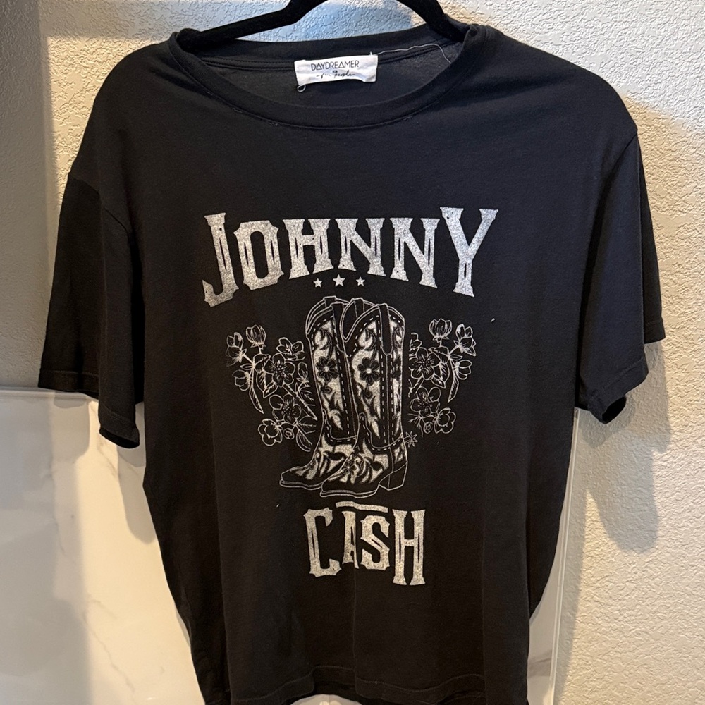 Daydreamer Black Johnny Cash Graphic Tee